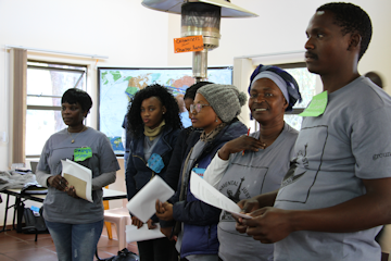 Some of the participants in the 2016 EJ school